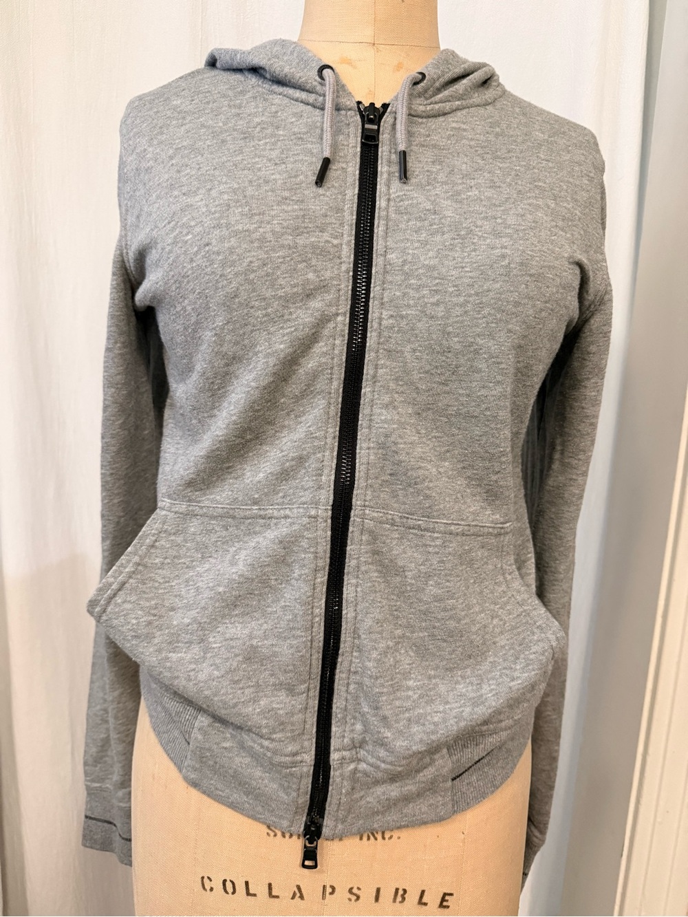 Armani Exchange, Soft French Terry Zip Front Hoddie, sz S